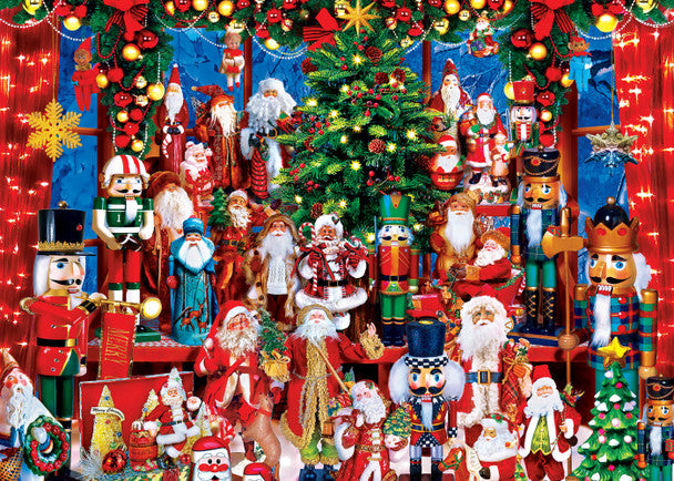Holiday Glitter Christmas- Holiday Festivities 500 Piece Puzzle by Masterpieces