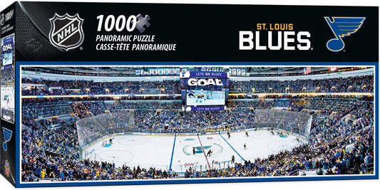 St. Louis Blues Panoramic Stadium 1000 Piece Puzzle - Center View by Masterpieces