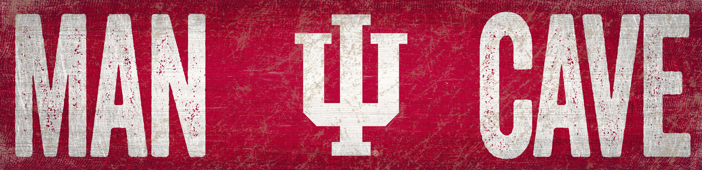 Indiana Hoosiers Man Cave Sign by Fan Creations