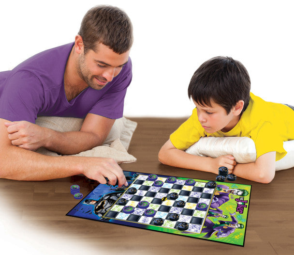 Batman vs. Joker Checkers Board Game by Masterpieces