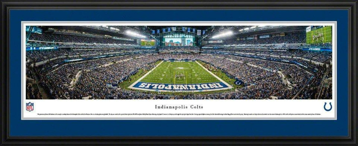 Indianapolis Colts Lucas Oil Stadium End Zone View Panoramic Picture by Blakeway Panoramas