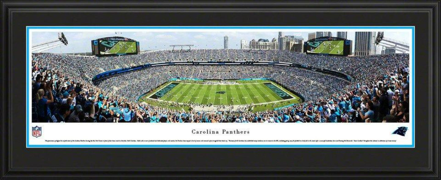 Carolina Panthers Sideline View Bank of America Stadium Picture by Blakeway Panoramas