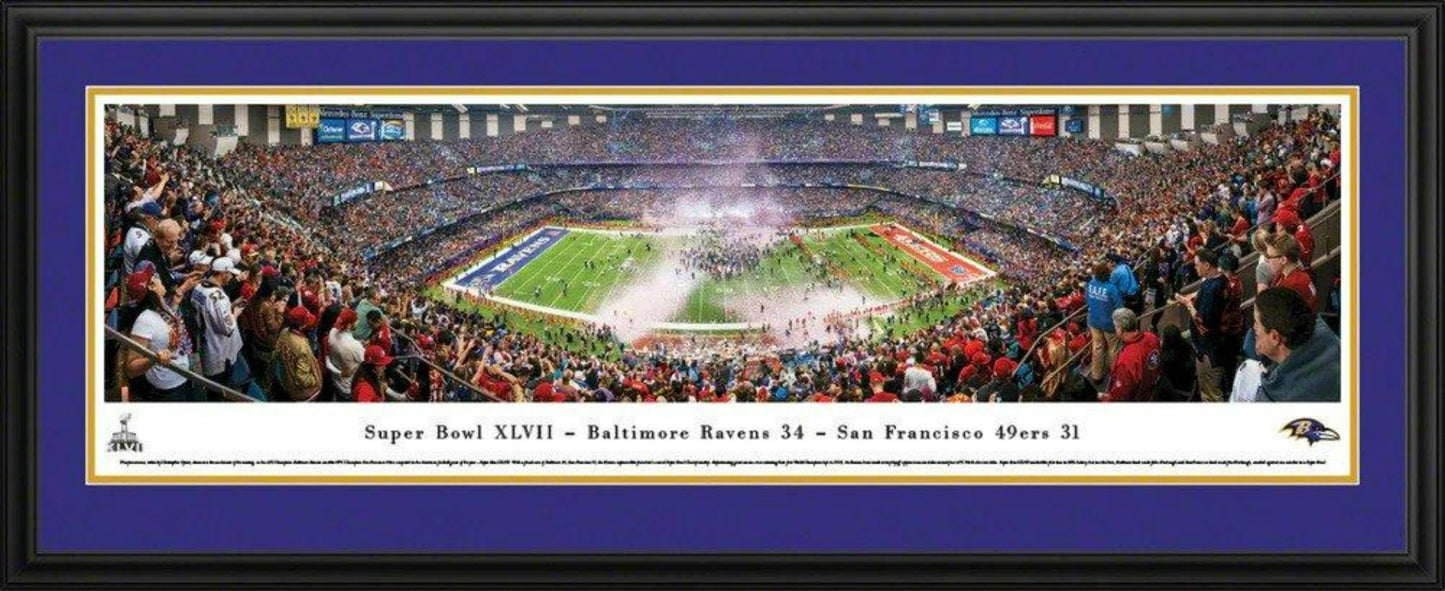 2013 Super Bowl Baltimore Ravens Panoramic Picture by Blakeway Panoramas