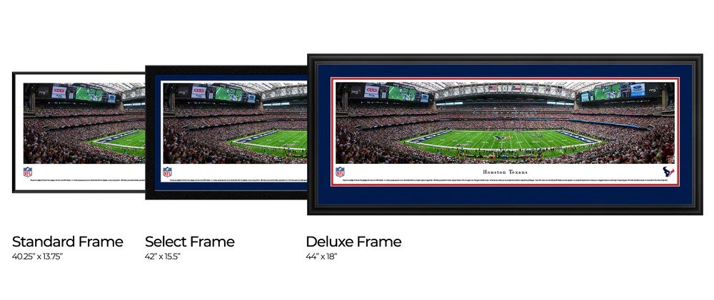 Houston Texans NRG Stadium Sideline View Panoramic Picture by Blakeway Panoramas