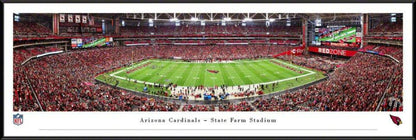 Arizona Cardinals State Farm Stadium panoramic picture framed in Standard style by Blakeway Panoramas.