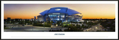 Dallas Cowboys AT&T Stadium Twilight Panoramic Picture by Blakeway Panorama