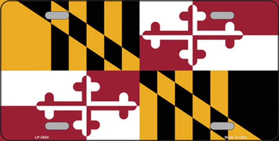 Maryland State 6" x 12" Metal Novelty License Plate Tag - LP-3584