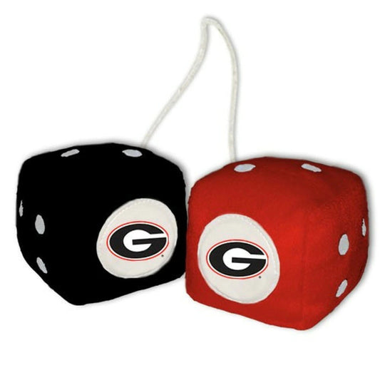 Georgia Bulldogs Plush Fuzzy Dice by Fanmats