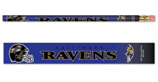 Baltimore Ravens 2 Packs of Pencils - 6 per pack by Wincraft