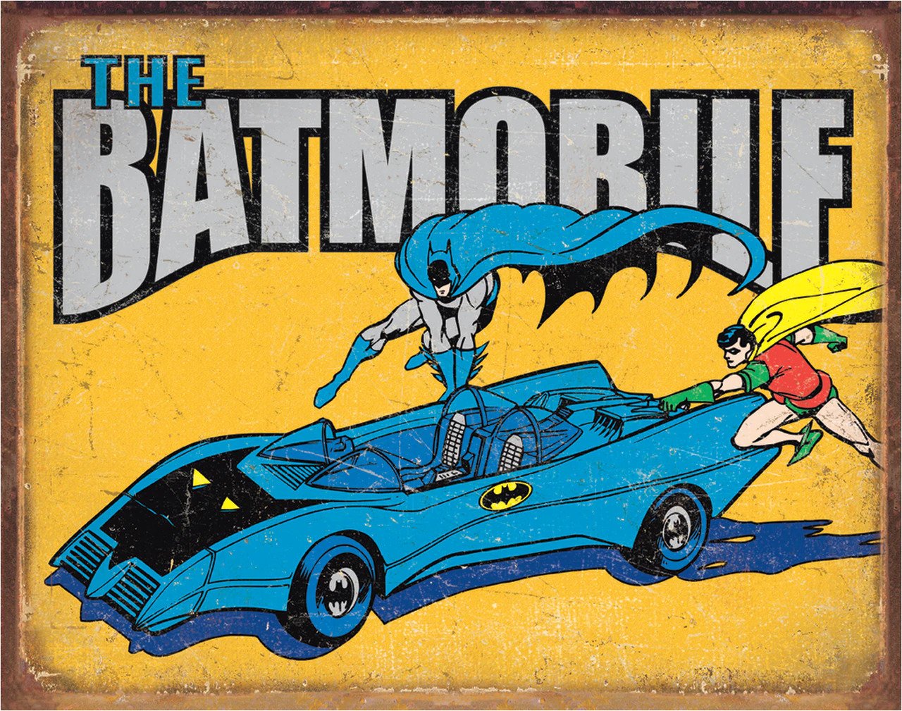 Batman - The Batmobile Metal Tin Sign - 2028