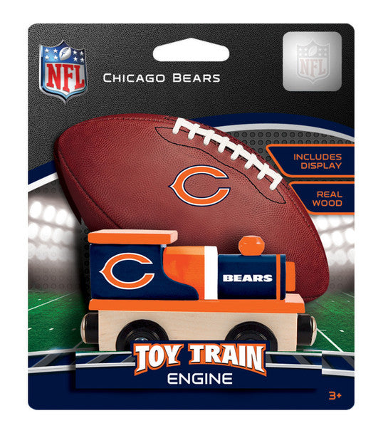 Chicago Bears Wooden Toy Train Engine by Masterpieces