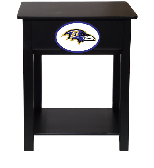 Baltimore Ravens End Table / Nightstand by Fan Creations