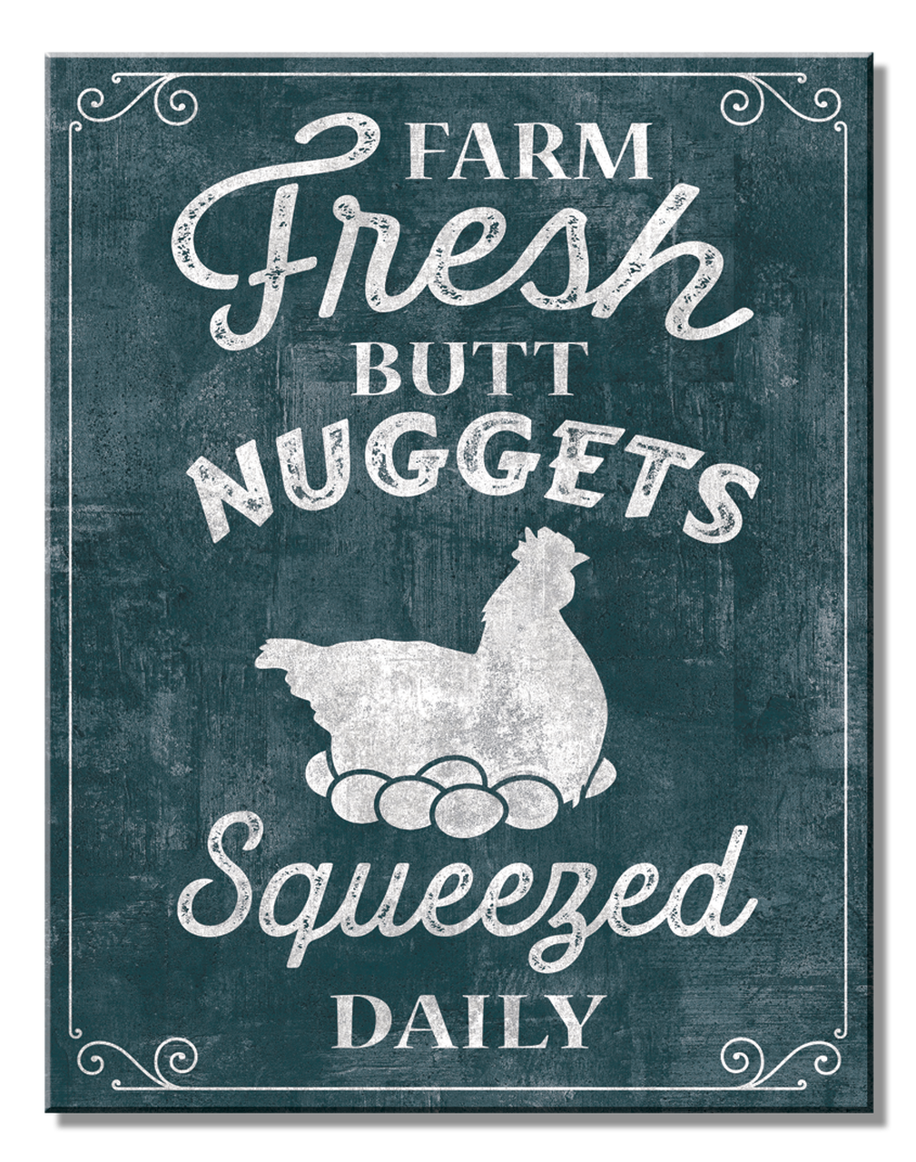 Farm Nuggets 12.5" x 16" Metal Tin Sign - #2632