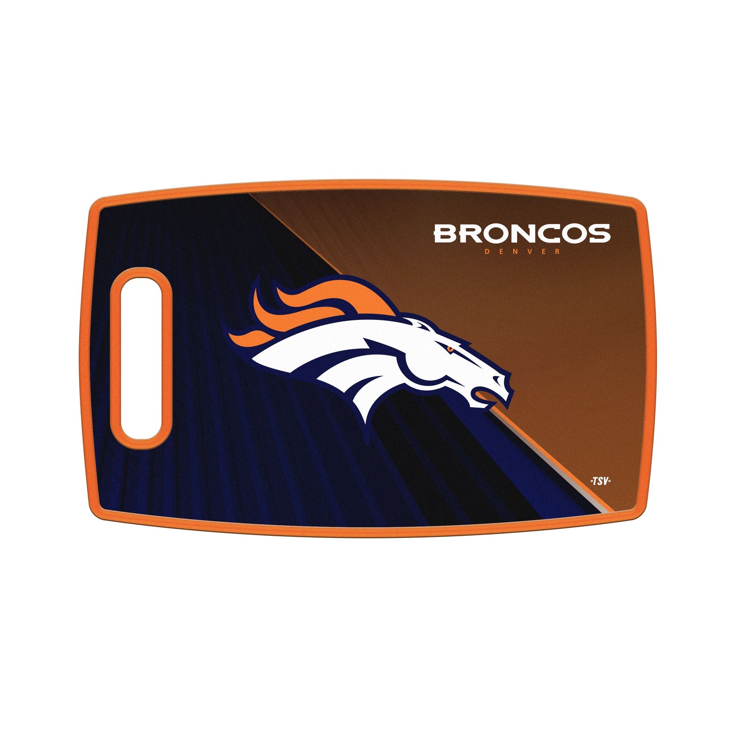 Denver Broncos Large 9.5" x 14.5" Cutting Board by Sports Vault