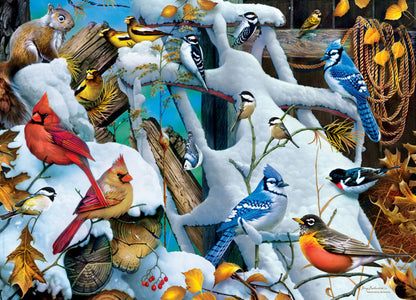 Audubon - Snow Birds 1000 Piece Jigsaw Puzzle by Masterpieces