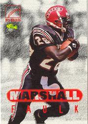 1996 Classic NFL Rookies #79 Marshall Faulk - Football Card