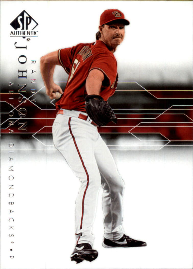 2008 SP Authentic #9 Randy Johnson - Baseball Card NM-MT