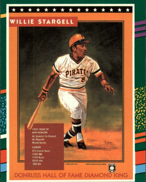 1991 Donruss #702 Willie Stargell - Baseball Card NM-MT