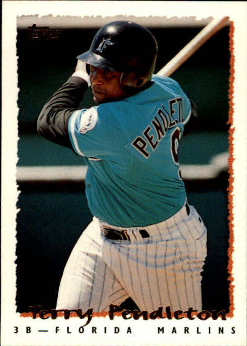 1995 Topps Traded #105T Terry Pendleton - Baseball Card NM-MT