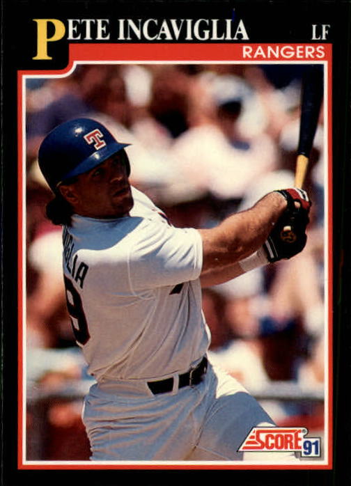 1991 Score #278 Pete Incaviglia - Baseball Card NM-MT