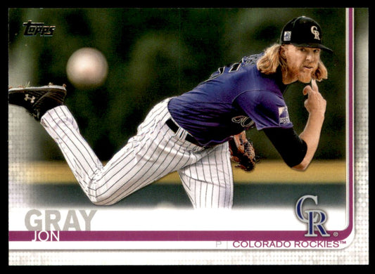 2019 Topps #73 Jon Gray - Baseball Card NM-MT