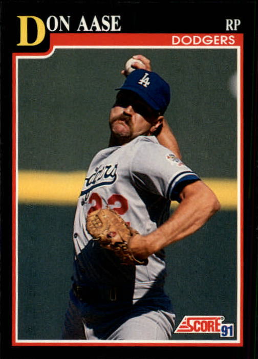 1991 Score #289 Don Aase - Baseball Card NM-MT