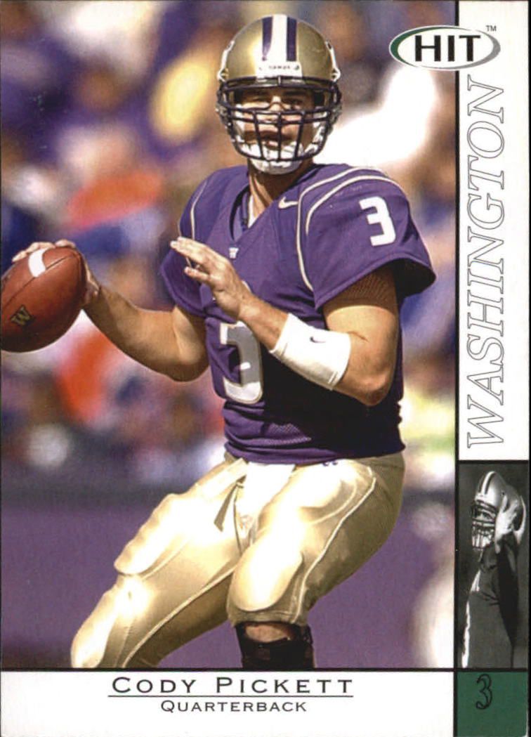 2004 SAGE HIT #33 Cody Pickett - Football Card