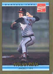 1992 Donruss Coke Ryan #13 Nolan Ryan / 1979 California Angels - Baseball Card