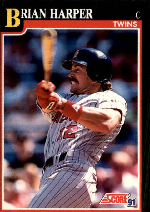 1991 Score #312 Brian Harper - Baseball Card NM-MT