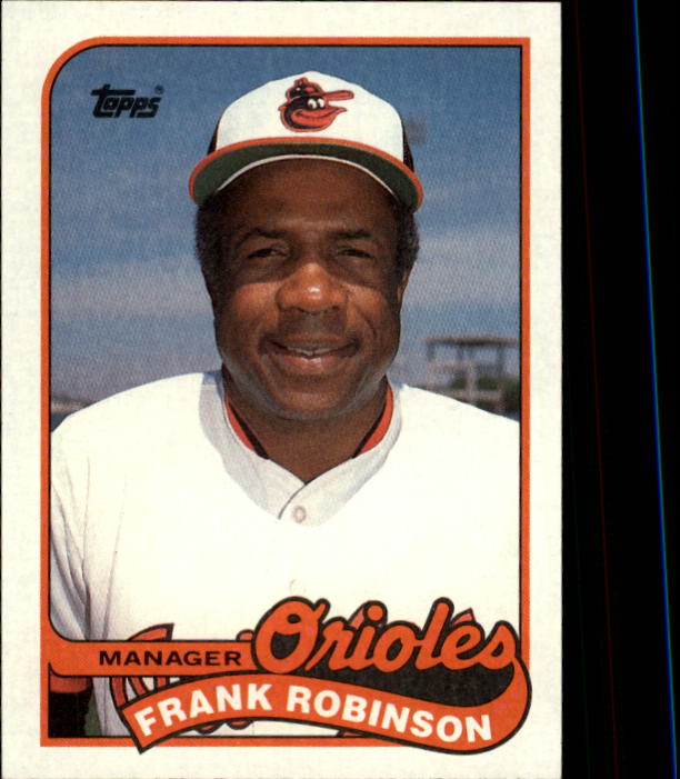 1989 Topps #774 Frank Robinson MG - Baseball Card NM-MT