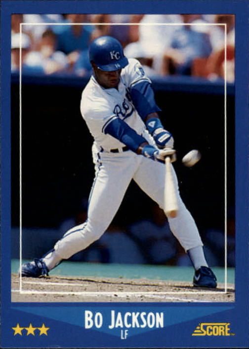 1988 Score #180 Bo Jackson - Baseball Card