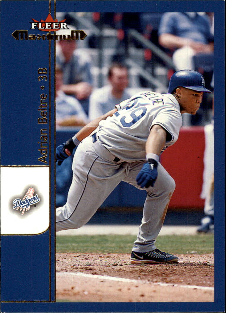 2002 Fleer Maximum #154 Adrian Beltre - Baseball Card