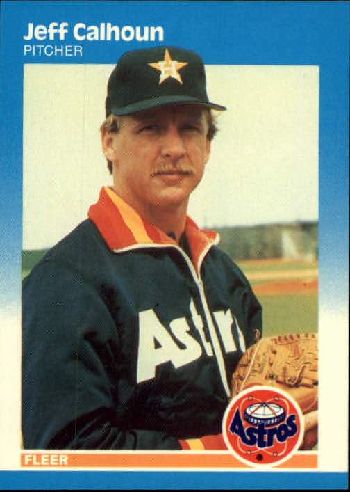 1987 Fleer #52 Jeff Calhoun - Baseball Card NM-MT
