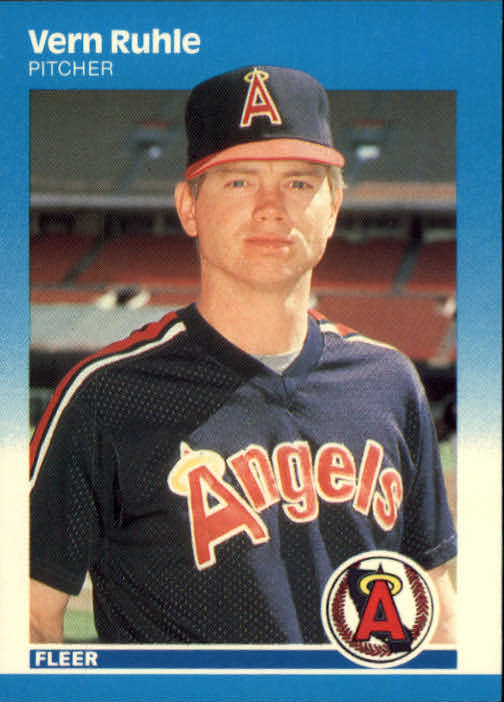 1987 Fleer #91 Vern Ruhle - Baseball Card - NM-MT