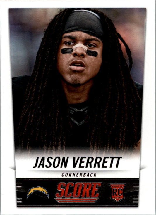 2014 Score #381 Jason Verrett RC - Football Card