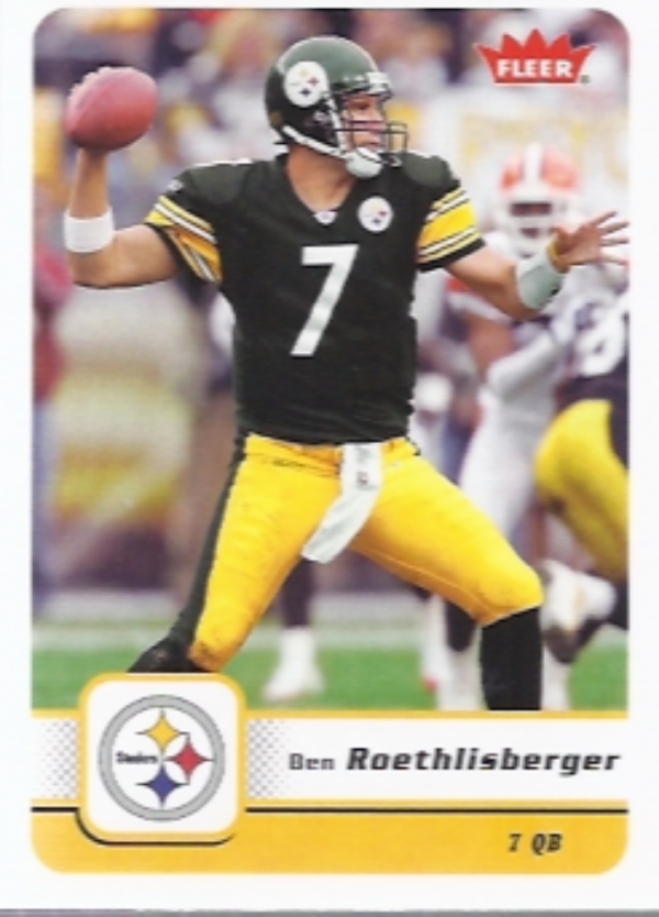 2006 Fleer #76 Ben Roethlisberger - Football Card