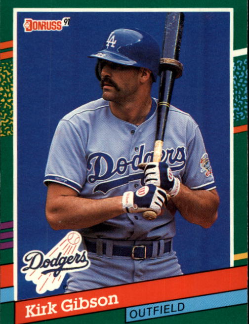 1991 Donruss #445 Kirk Gibson - Baseball Card