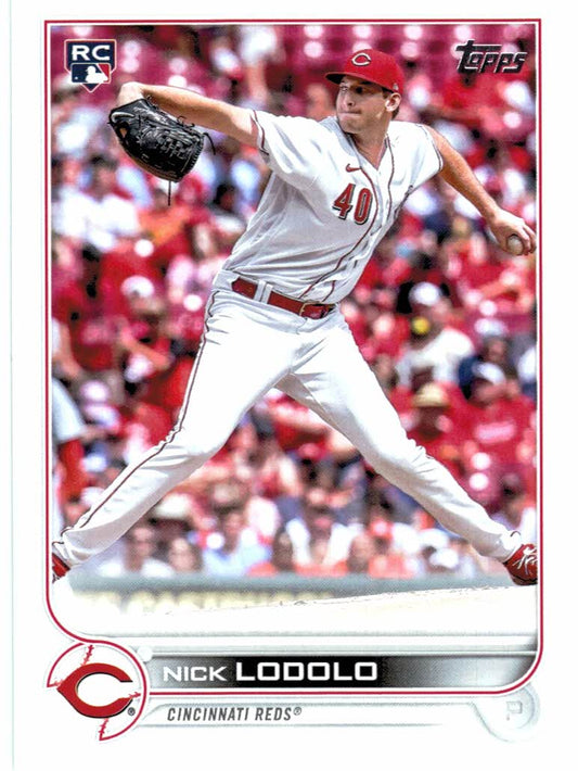 2022 Topps Update #US298 Nick Lodolo RC - Baseball Card NM-MT