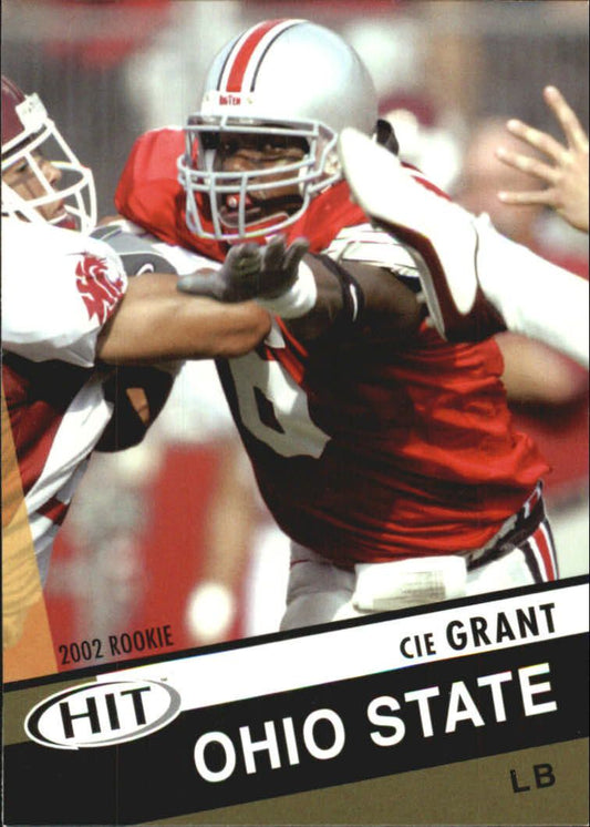 2003 Sage Hit #29 Cie Grant - Football Card
