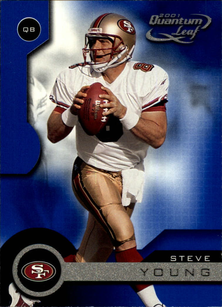 2001 Quantum Leaf #159 Steve Young - Football Card