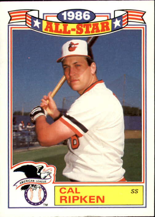 1987 Topps Glossy All-Stars #16 Cal Ripken - Baseball Card