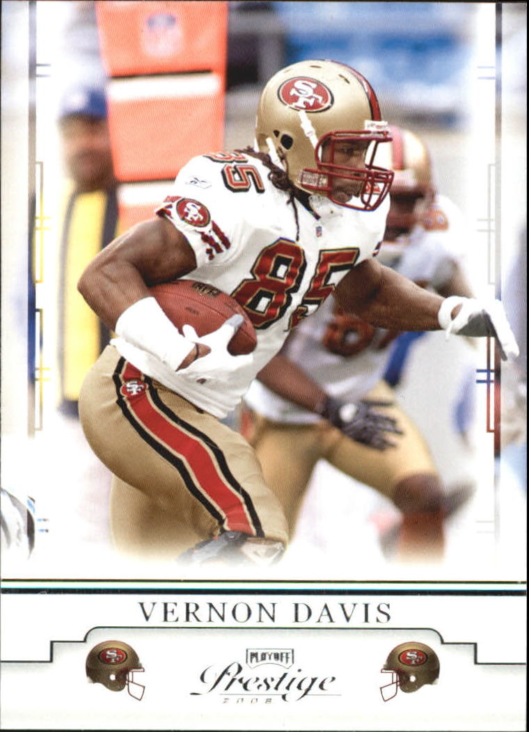 2008 Playoff Prestige #85 Vernon Davis - Football Card - NM/MT