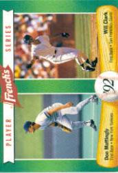 1992 French's #11 Don Mattingly / Will Clark - Baseball Card NM-MT