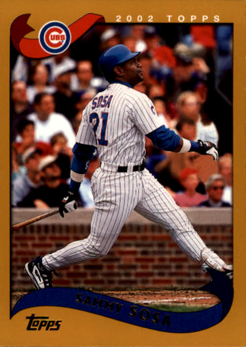 2002 Topps #250 Sammy Sosa - Baseball Card NM-MT
