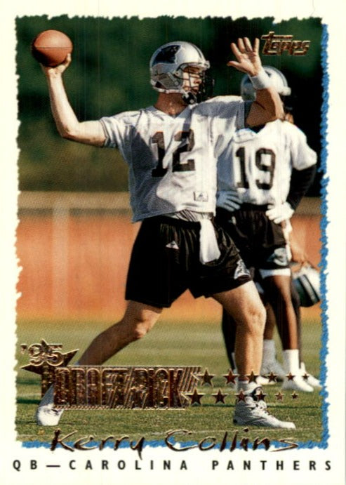 1995 Topps #224 Kerry Collins Rookie Card - Football Card