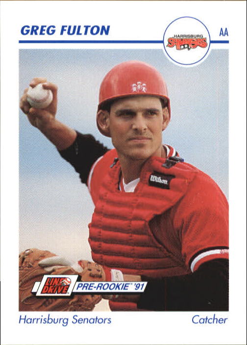 1991 Line Drive AA #254 Greg Fulton - Baseball Card NM-MT