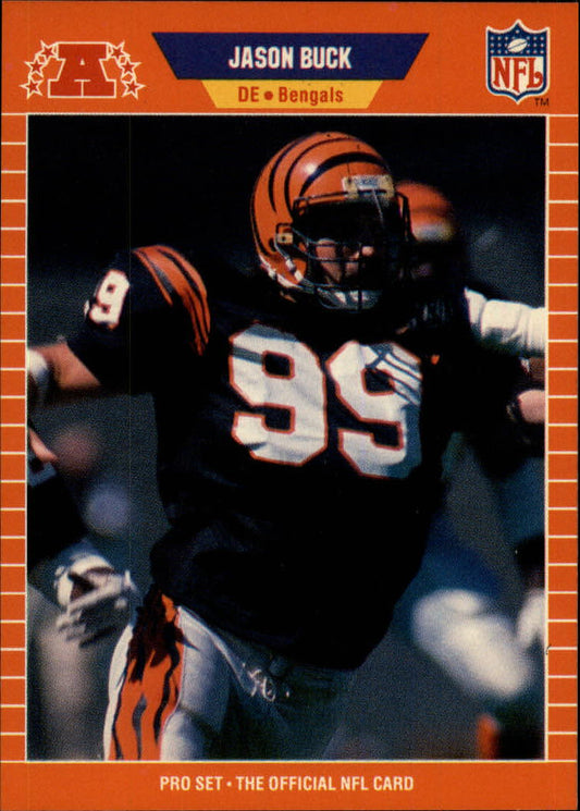 1989 Pro Set #57 Jason Buck RC - Football Card