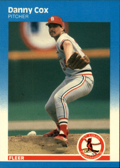 1987 Fleer #292 Danny Cox - Baseball Card NM-MT