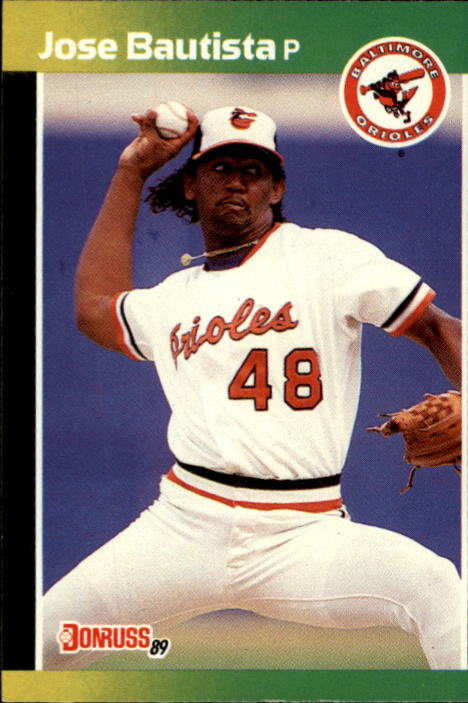 1989 Donruss #451 Jose Bautista RC - Baseball Card NM-MT