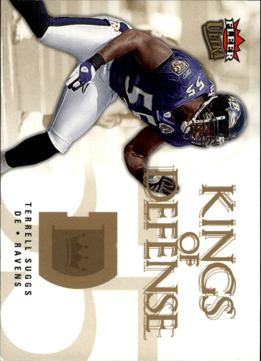 2006 Ultra Kings of Defense #KDTS Terrell Suggs - Football Card